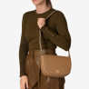 Mac Douglas - Sac besace cuir Courchevel Rhodes noix marron