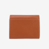 Mac Douglas - Porte-monnaie cuir rabat Cappuccino Alba chatain