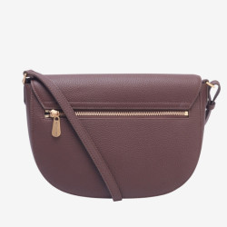 Mac Douglas - Sac besace cuir Courchevel Rhodes chocolat