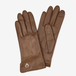 Lancaster - Gants tactiles Coeur T8 camel