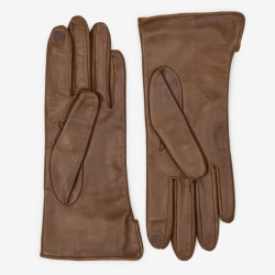 Lancaster - Gants tactiles Coeur T8 camel