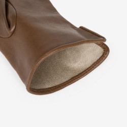Lancaster - Gants tactiles Coeur T8 camel