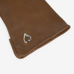 Lancaster - Gants tactiles Coeur T8 camel