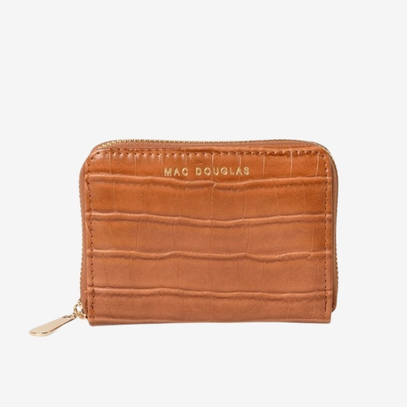 Mac Douglas - Porte-monnaie croco zippé Cutter Meryl