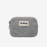 Porte-Monnaie Lili souple effet laine granite - Hindbag
