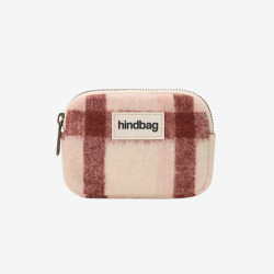Porte-Monnaie Lili souple tartan rose - Hindbag