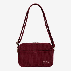 Sac Porté Travers Nino Velours Côtelé | Hindbag