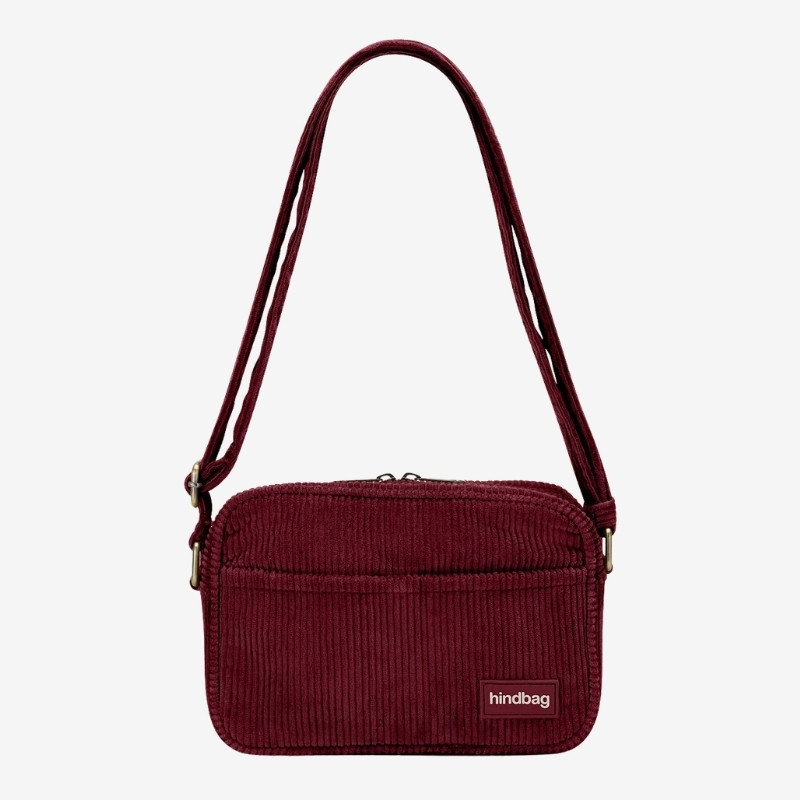 Sac Porté Travers Nino Velours Côtelé | Hindbag