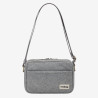 Sac travers pratique et léger effet laine granite Nino - Hindbag