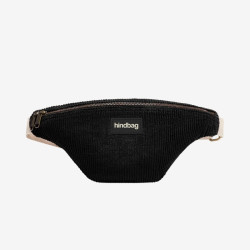 Sac Banane Olivia velours noir - Hindbag