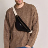 Sac Banane Olivia velours noir - Hindbag