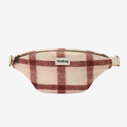 Sac Banane Olivia Tartan rose - Hindbag