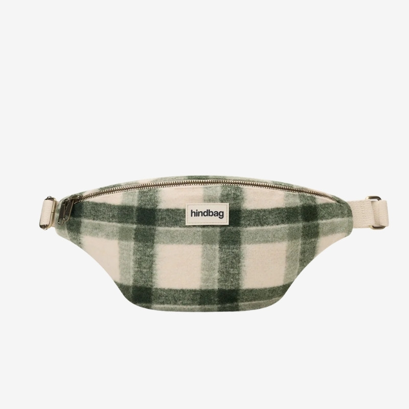Sac Banane Olivia Tartan vert - Hindbag
