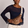 Sac Banane Olivia velours côtelé macchiato - Hindbag