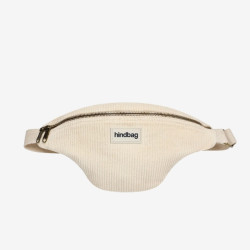 Sac Banane Olivia velours côtelé crème - Hindbag