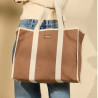 Grand sac cabas Oscar cannelle - Hindbag