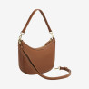 Mac Douglas - Petit sac épaule lisse Corée Meryl XS havane