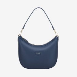 Mac Douglas - Petit sac épaule lisse Corée Meryl XS navy