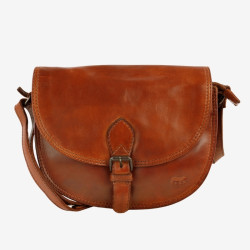 Sac bandoulière arrondi cuir Gigi - Bear Design