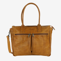 Sac cabas épaule Binni cognac - Bear Design