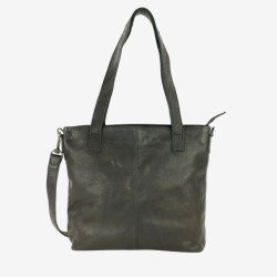 Sac cabas épaule cuir Jilke noir - Bear Design