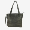 Sac cabas épaule cuir Jilke noir - Bear Design