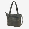 Sac cabas épaule cuir Jilke noir - Bear Design
