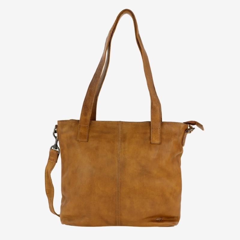 Sac cabas épaule cuir Jilke cognac - Bear Design