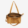 Sac cabas épaule cuir Jilke taupe - Bear Design