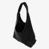 Sac hobo cuir Pauline noir  - Bear Design