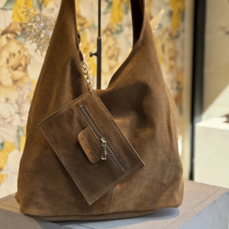 Auren - Grand Sac Cabas Hobo Souple cognac