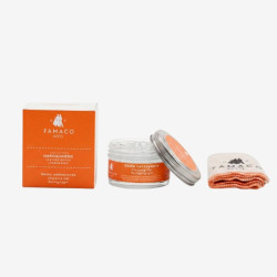 Kit nettoyage cuir Famaco 50 ml avec éponge et chamoisine