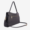 Mac Douglas - Sac à main rabat cuir Gwendoline Rhodes M noir