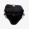 Mac Douglas - Sac à main rabat cuir Gwendoline Rhodes M noir