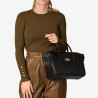 Mac Douglas - Sac à main cuir grainé Cahors Magda noir