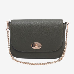 Mac Douglas - Petit sac rabat cuir Cancun Alba S  loden