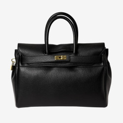 Petit sac à main cuir Pyla 2 Romy XS noir - Mac Douglas