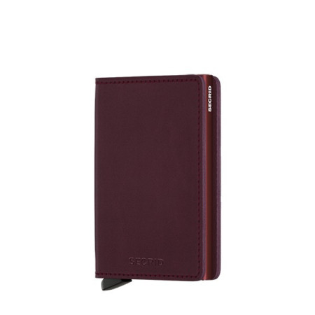 Porte-carte de visite anti-RFID Slimwallet Original Bordeaux SECRID