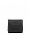 Petit porte-monnaie Soft Vintage Cuir Noir/Rouge | Lancaster