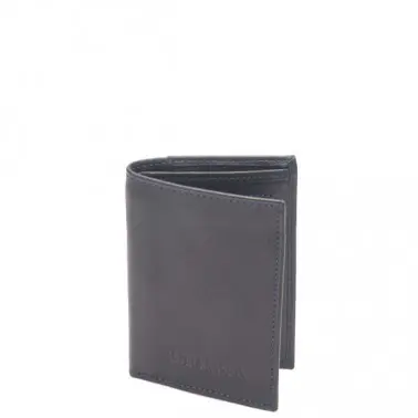 Arthur & Aston - Porte-carte Pablo 1589 Noir fil Bleu