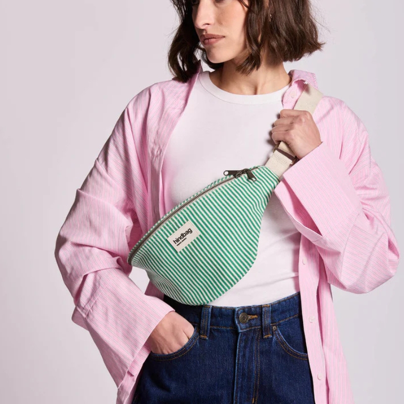 Sac banane Olivia Hindbag rayures rouges