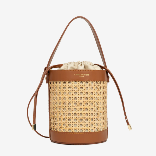 Lancaster - Sac seau Cannage rotin taille M