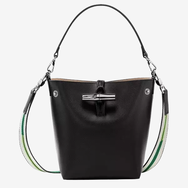 Longchamp - Sac seau femme Roseau XS couleur noir